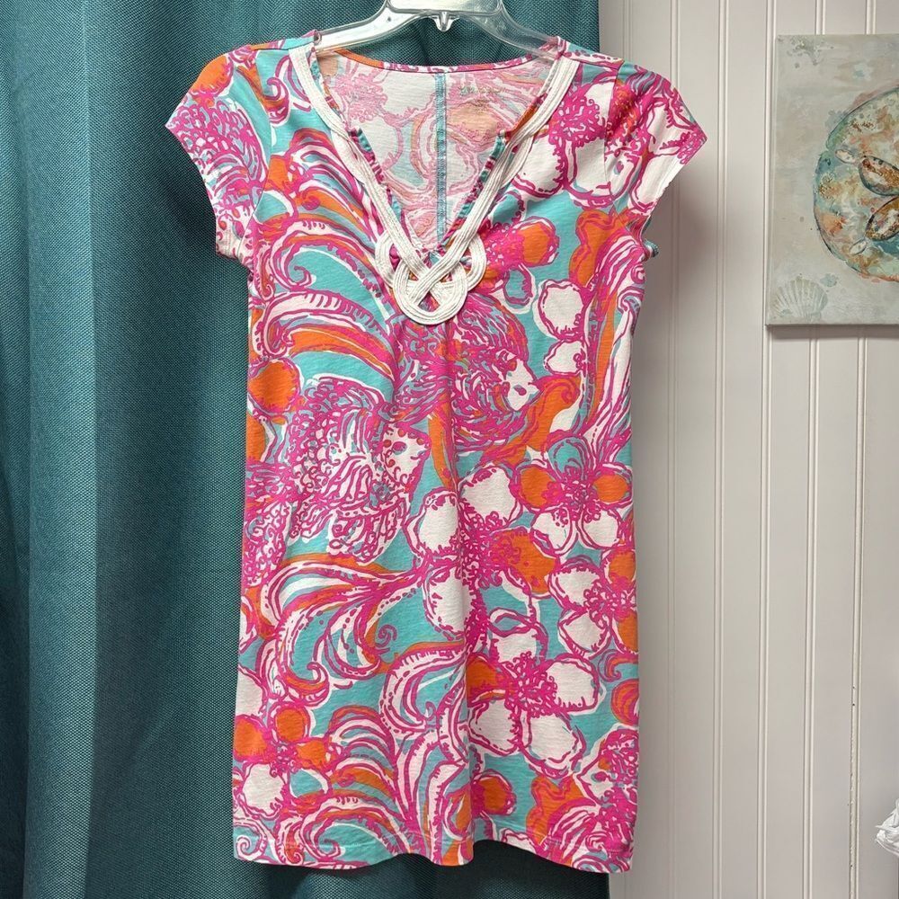 Lilly Pulitzer Short Sleeve Dress Size Medium